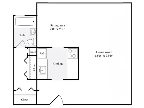 Floor plan 550