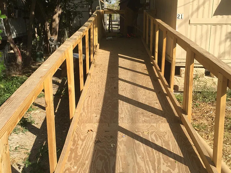Ramp with Parking for 2 cars
