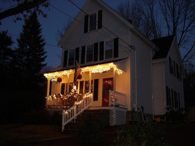 House with lights