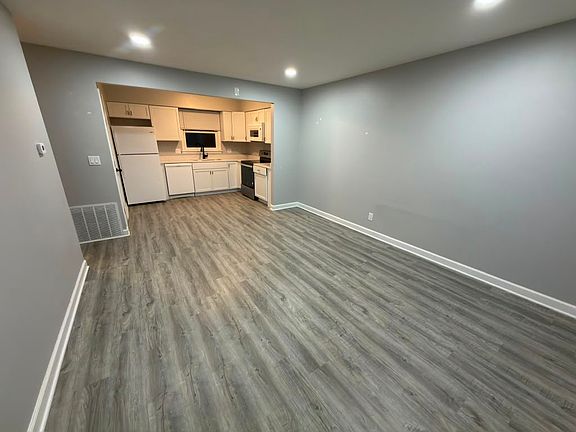 kitchen and living room