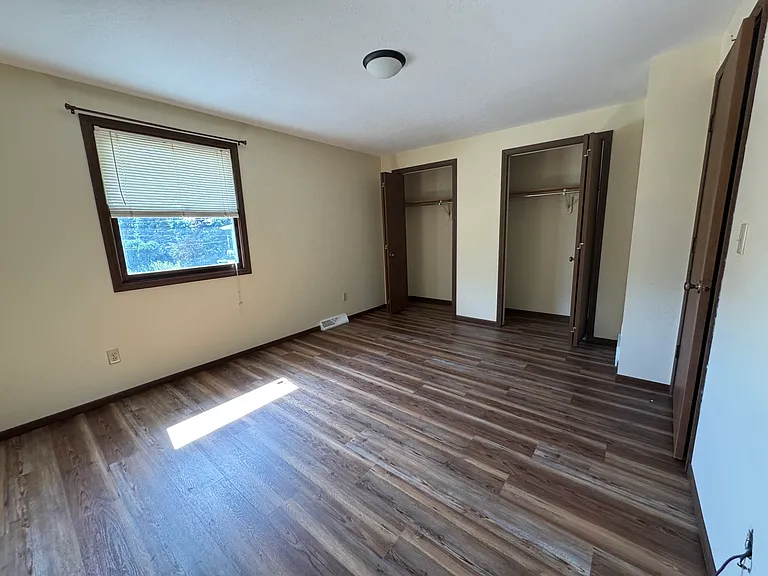 Front bedroom with 2 closets