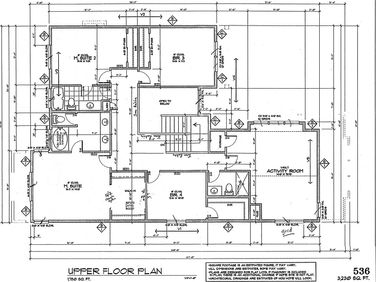 Upper Floor Layout