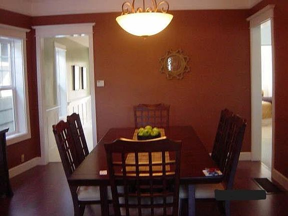 Spacious dining room