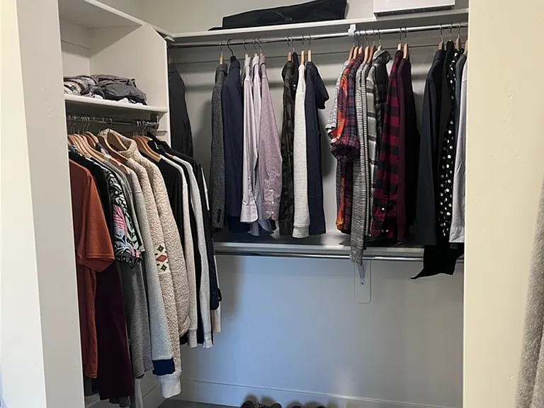 Master bedroom walk-in closet