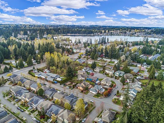 Drone view of Silver Lake 