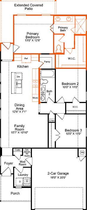 1320 Salt Lick Drive - First Floor