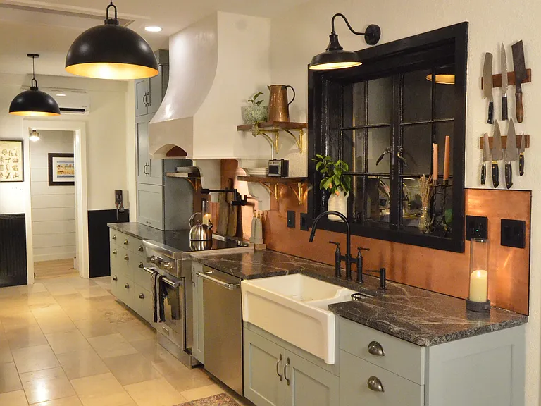 Spacious and open plan kitchen