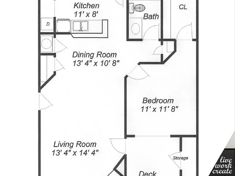 One Bedroom, One Bath One Bedroom, One Bath