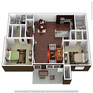 Floor plan Plan D1