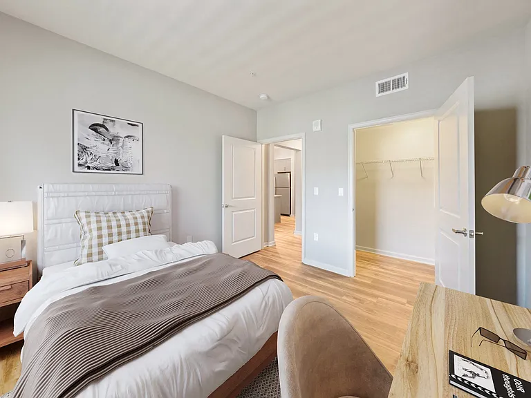 Luxury vinyl plank flooring throughout