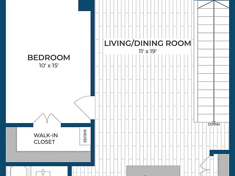 Floor Plan 1E | Seasons at Spring Street | Apartments in Mount Pleasant, WI Floor Plan 1E | Seasons at Spring Street | Apartments in Mount Pleasant, WI