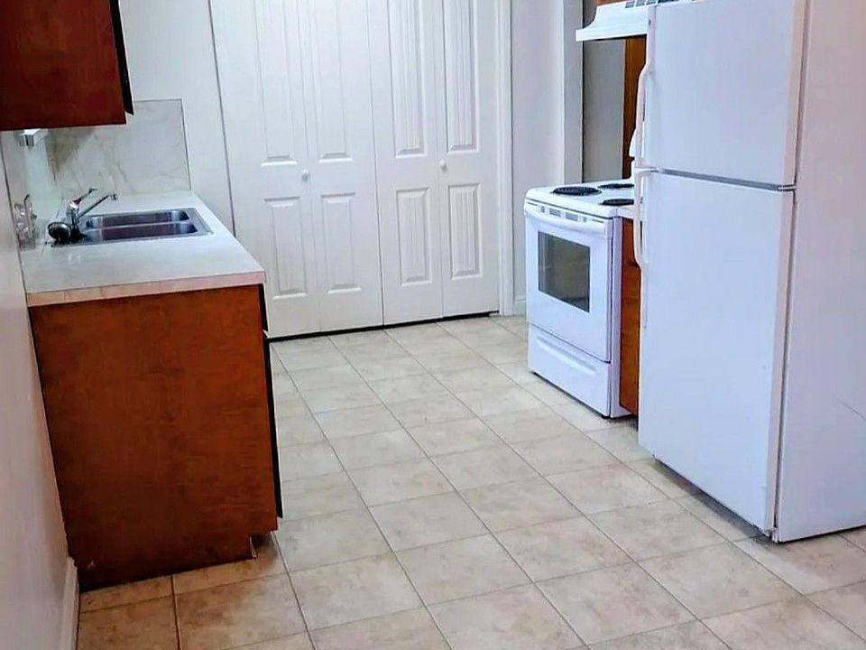 Laundry hook-ups in the kitchen