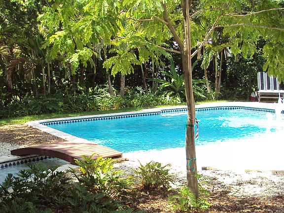 Rear Private Pool Area