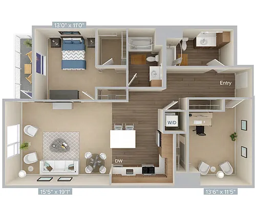 Floor plan A11D-1269-B
