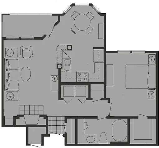 Floor plan B1