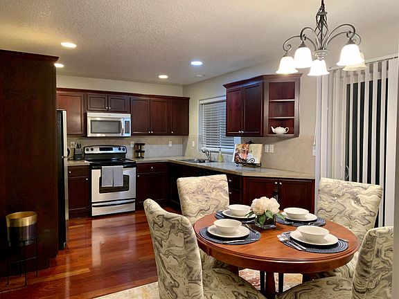 Kitchen and dining room.