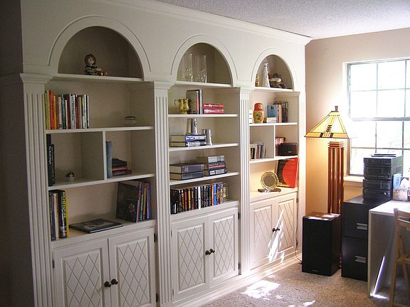 Built-in Shelving in Loft Area