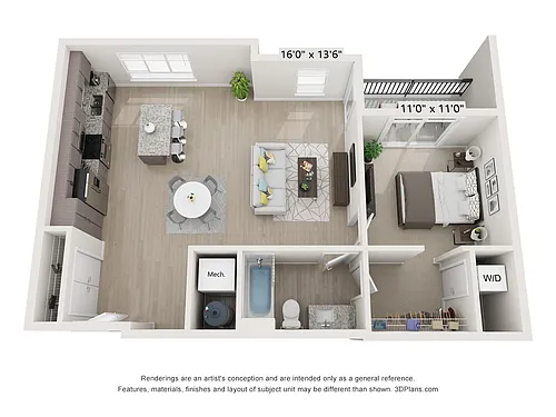Floor plan 1G