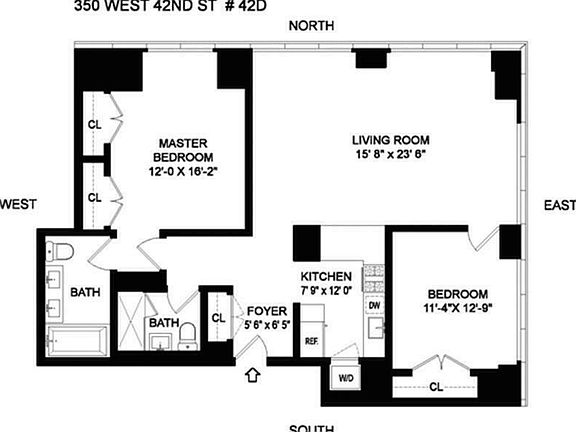 2nd image of 350 W 42nd St APT 39D