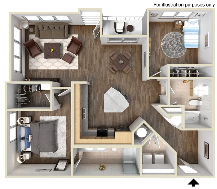 Floor plan B3