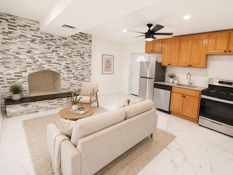 living space / kitchen