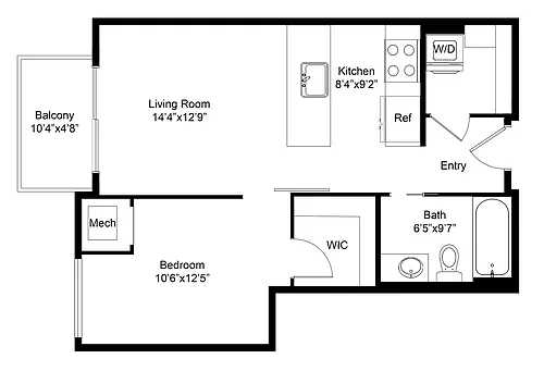 Floor plan B6