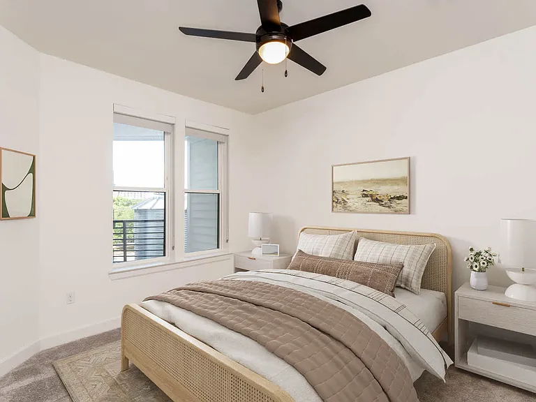 Carpeted Bedroom