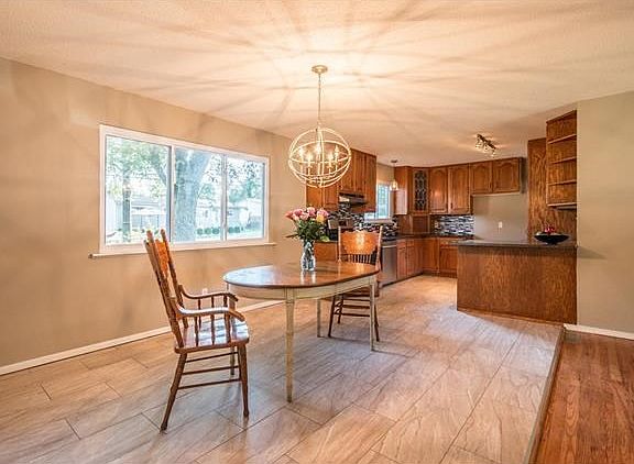 Breakfast room offers great space for large kitchen table and plenty of room for entertaining.
