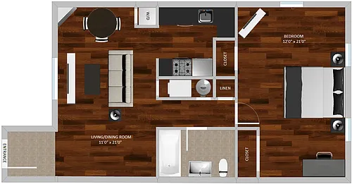 Floor plan Presidential Suites
