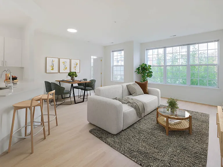 Living Room with Hard Surface Flooring