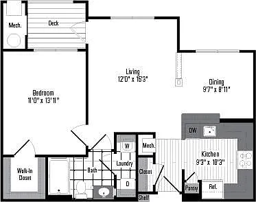 Floor plan Style B