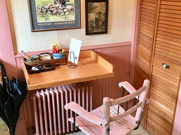 Kitchen built-in work space.