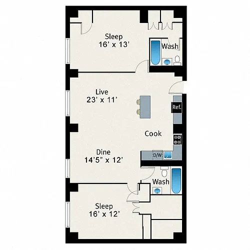 Floor plan B7