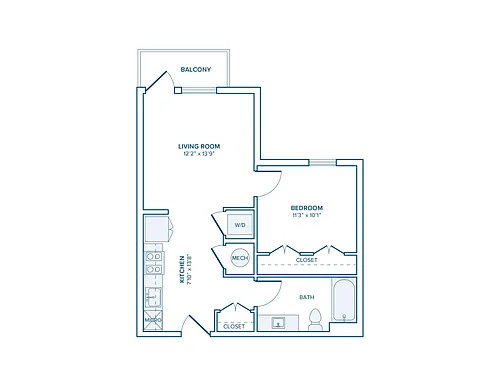 Floor plan A01