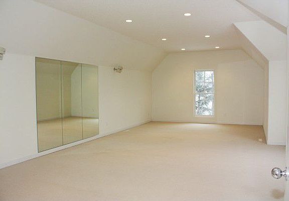 Bonus room above the garage offers a multi use area.