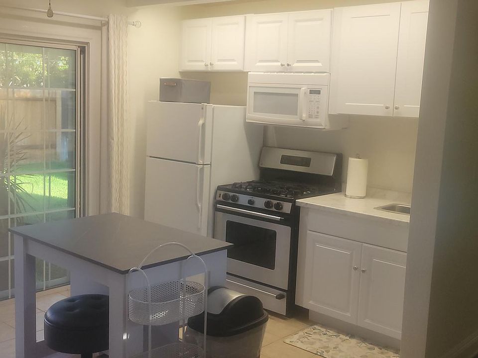 Kitchen and island