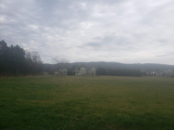 View across field towards Mouse Creek Road from side of house.