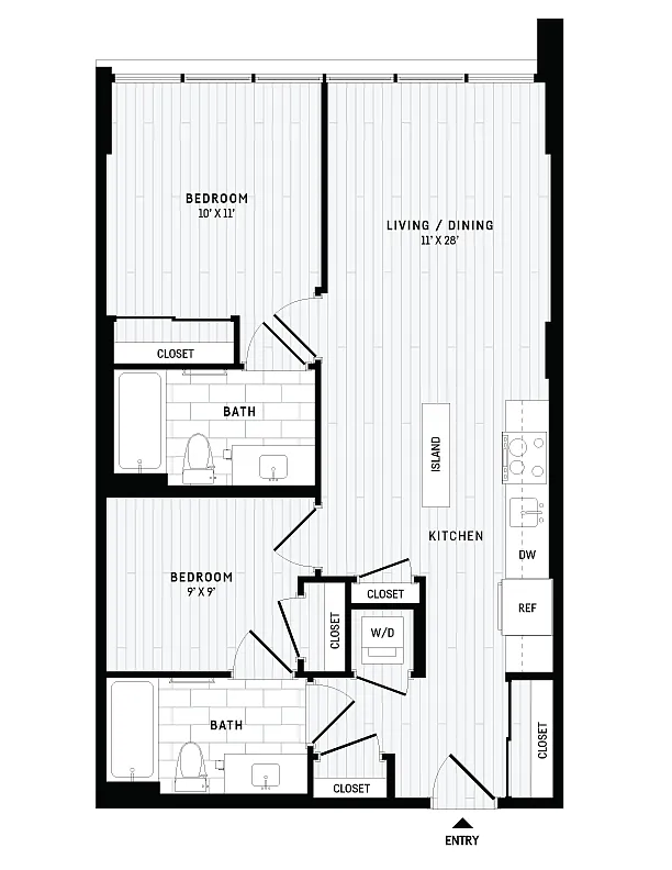 Floor plan C7- 1 W/Den