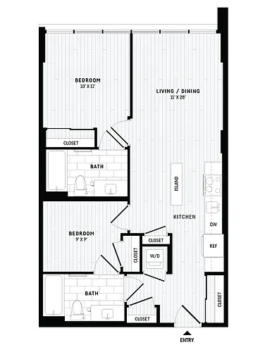 Floor plan C7- 1 W/Den