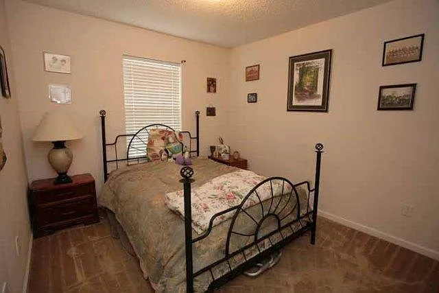 Bedroom #3 (old photo showing scale with furniture)