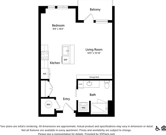 S4 | Studio | 601 sq ft S4 | Studio | 601 sq ft