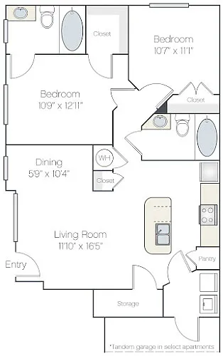 Floor plan 50-B2a.G