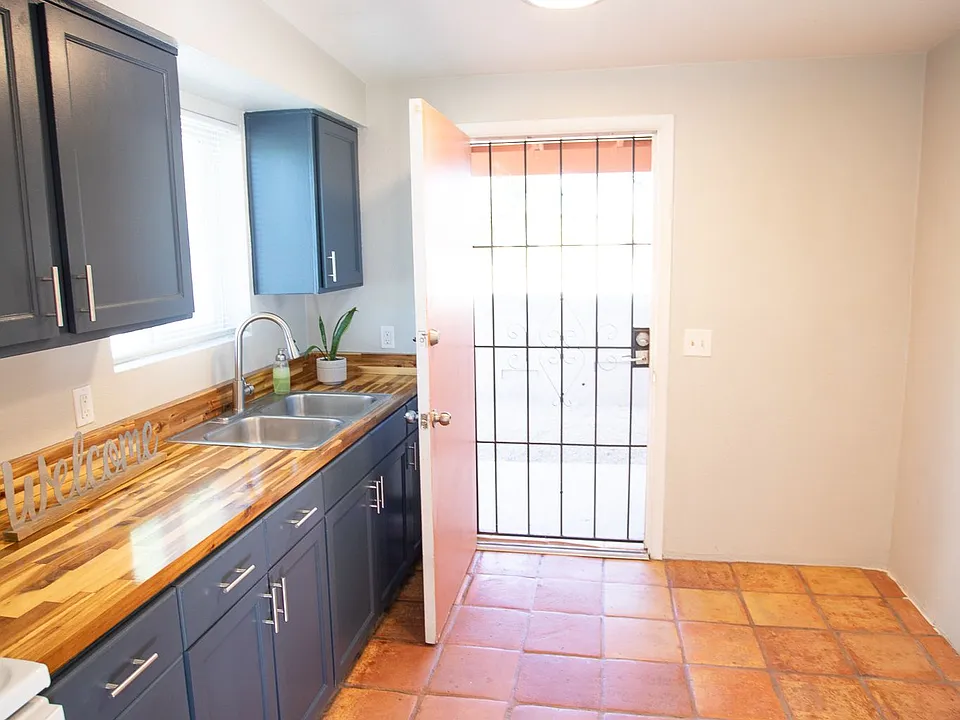 Plenty of natural light available while cooking or dining.