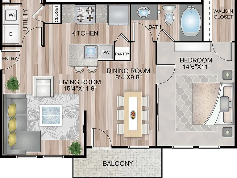 754 Square Feet 754 Square Feet
