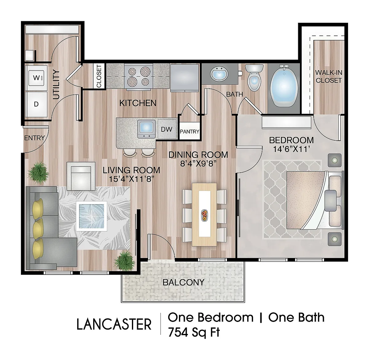 Floor plan Lancaster