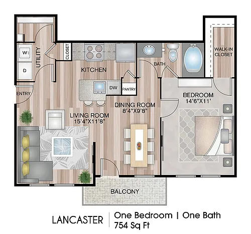 Floor plan Lancaster