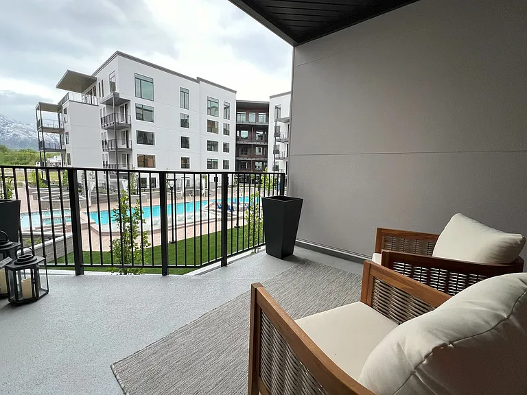 The Grandeur | Pool View Balcony