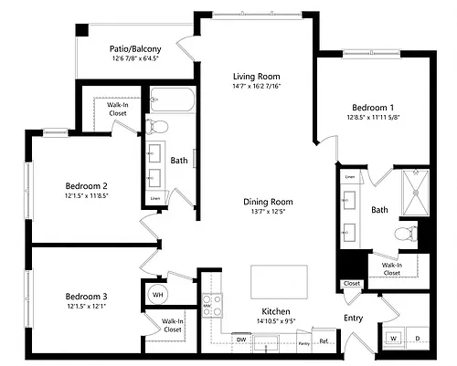 Floor plan PARKER C1