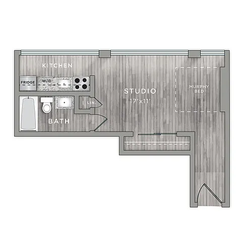 Floor plan Studio 1