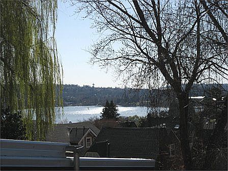 Overlooks breathtaking views of Lake Washington, UW Stadium & Seattle skyline.